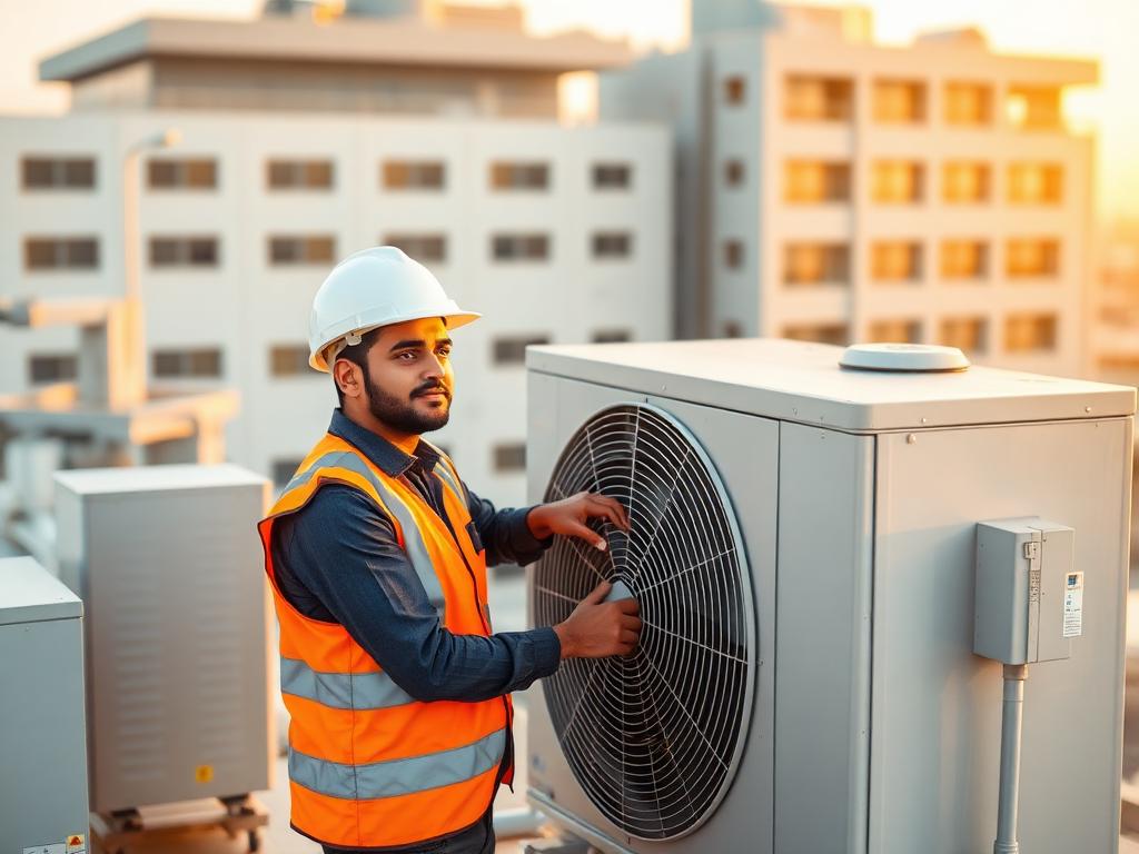 Hospital Rooftop AC Service — Healthcare Facility