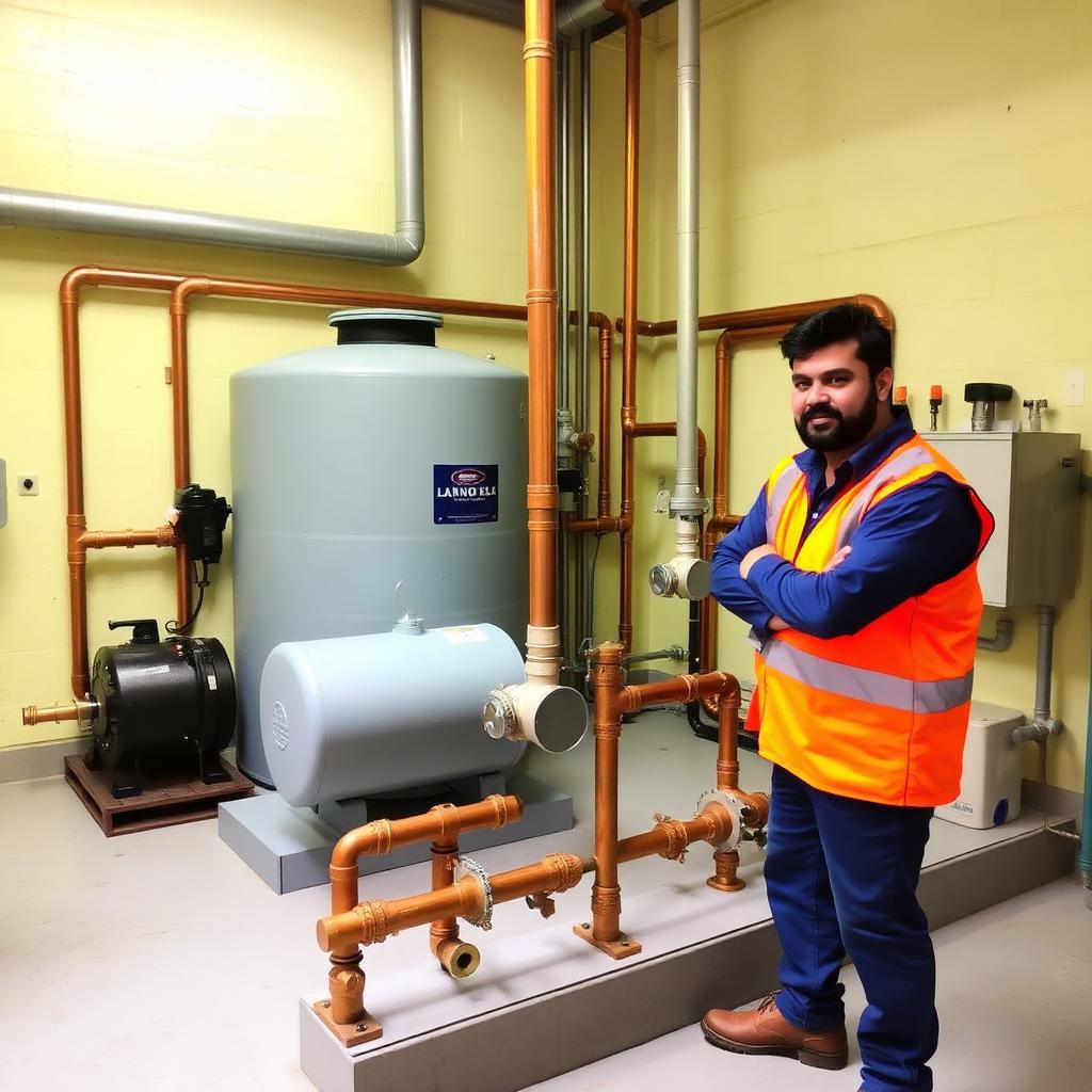Booster Pump Room — Water Pressure Upgrade