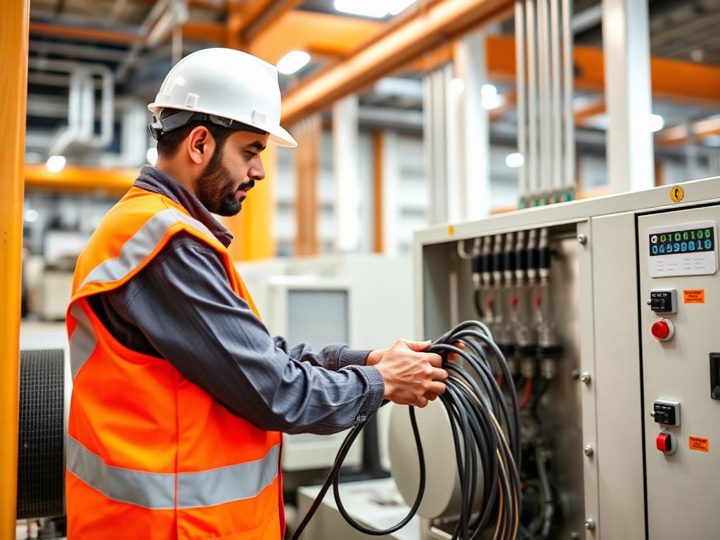 Generator ATS & Cabling — Industrial Backup Power
