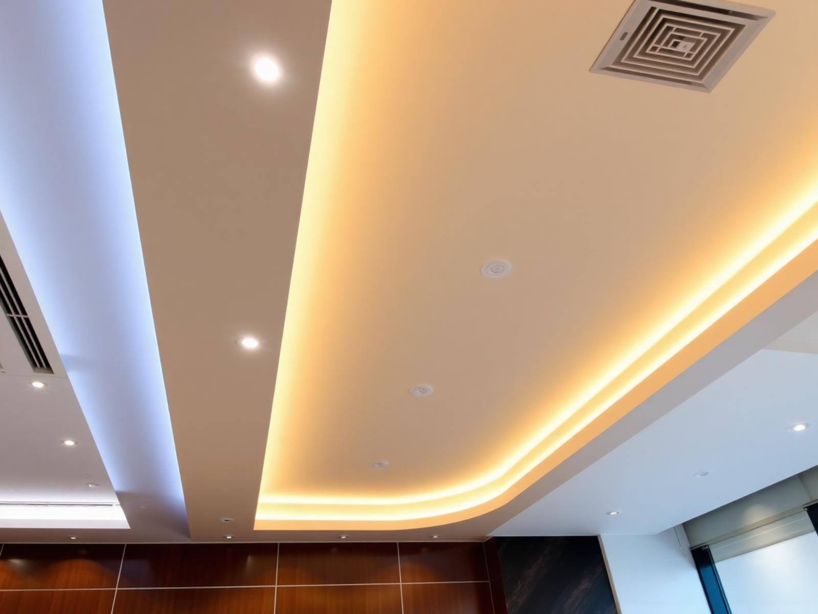 LED Cove & Downlight Package — Executive Office